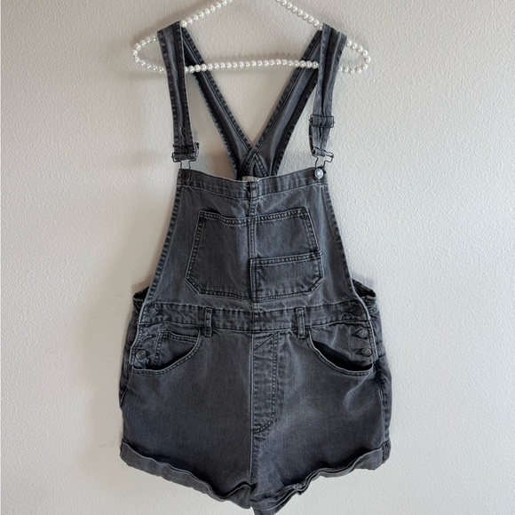 Free people Women's Ziggy Cotton Adjustable-Straps Shortalls - Picture 1 of 8